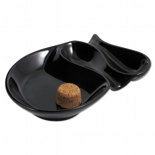 Pfeifenascher oval 2 Ablagen