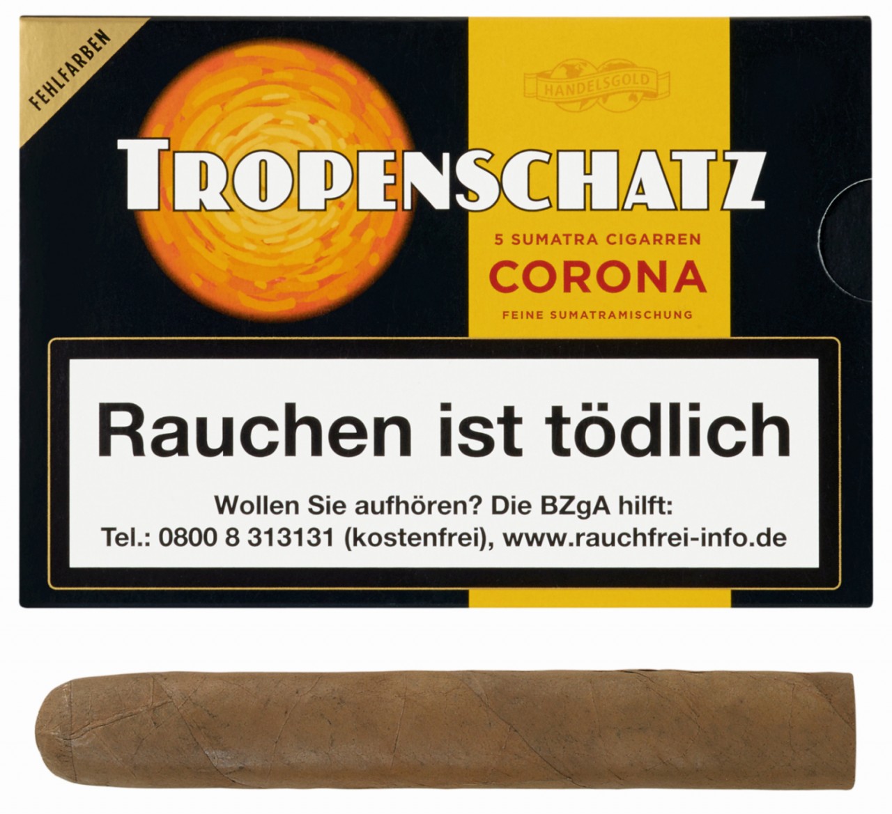 Tropenschatz Corona Sumatra Fehlfarben