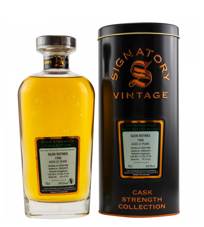 Glen Rothes 1996/2019 - Signatory Vintage Cask Strength Collection
